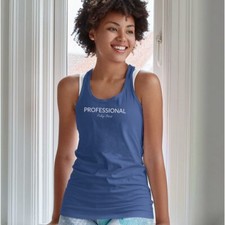PROFESSIONAL-PICKUP ARTIST FemaleTank-Simple Minimal Printed One Liner