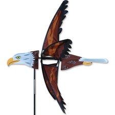 Spinner de viento con estaca de jardín Flying Eagle de 25" de Premier Designs-#25006