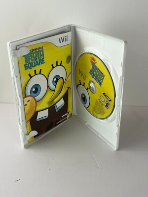 Wii Spongebob Truth or Square (Nintendo Wii) TESTED Working Video Game Manual