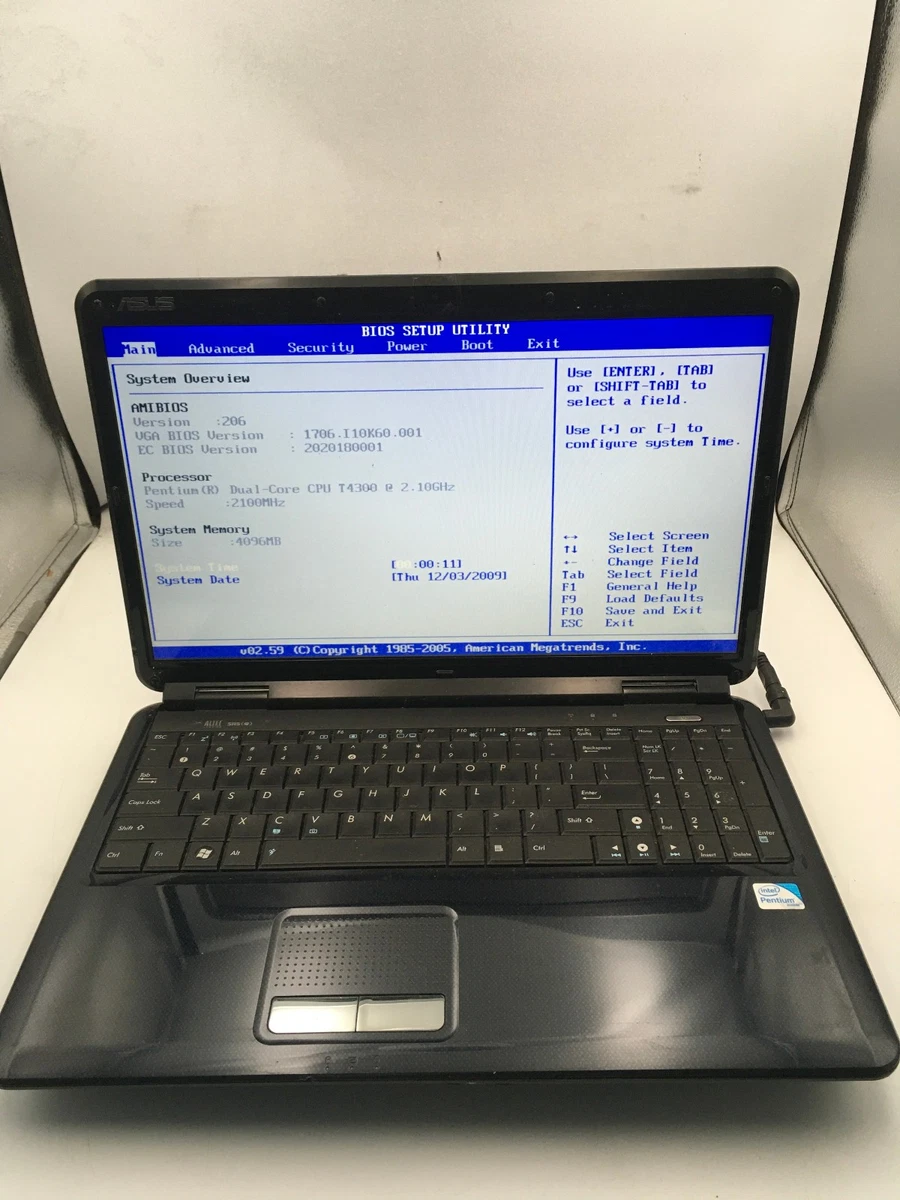 ASUS ノートPC Intel Pentium 4GB RAM ASUS Intel Pentium 4 GB RAM PC 2.00-2.49 GHz Processor Speed