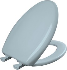 Bemis 1200SLOWT Classic Colors Elongated Closed-Front Toilet Seat - Blue