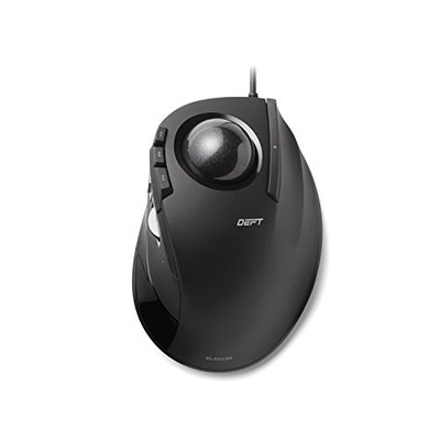 ELECOM DEFT Trackball Maus kabelgebunden Fingersteuerung 8-Tasten Funktion mit