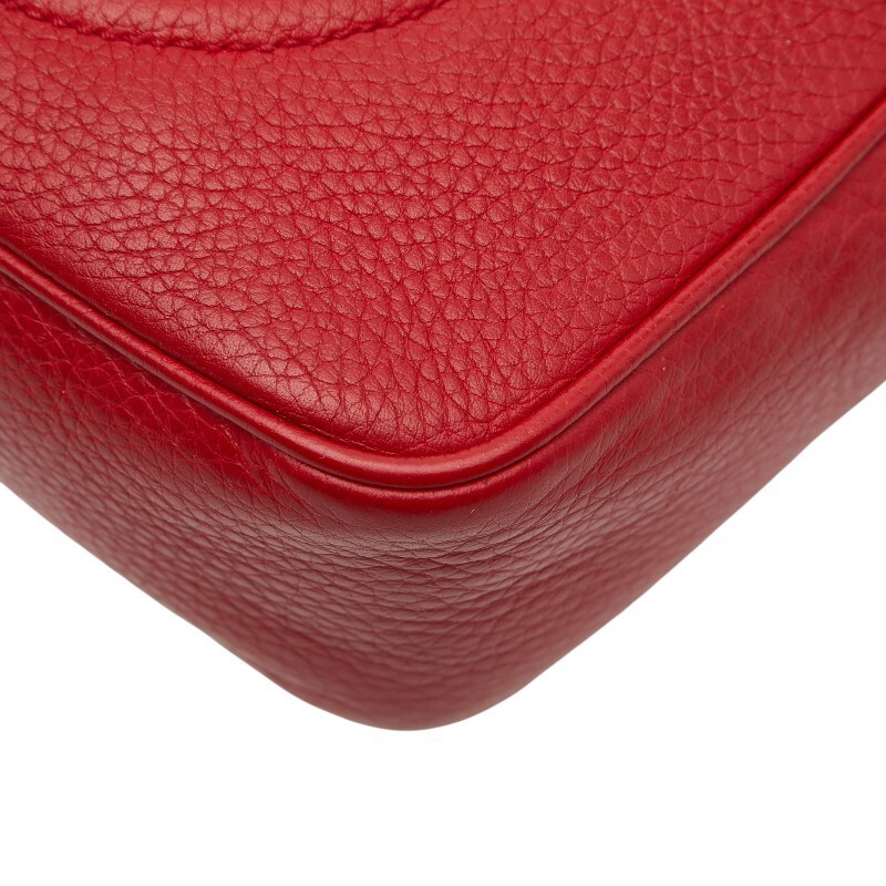 Gucci Interlocking G Soho Crossbody Shoulder Bag 308364 Red Leather Women s GUCC thumbnail 4