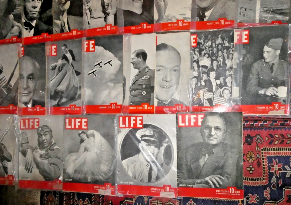 Lot of 21 LIFE Vintage Magazines 1938 39 49 42 45 WW2 Vintage Advertising - Image 3 of 4