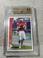 1992 PACIFIC #196 BEN COATES RC PATRIOTS BGS 9.5 Strong Subs