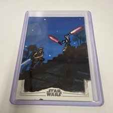 2025 Topps Star Wars Smugglers Outpost SKETCH 1/1 W SILVERMAN