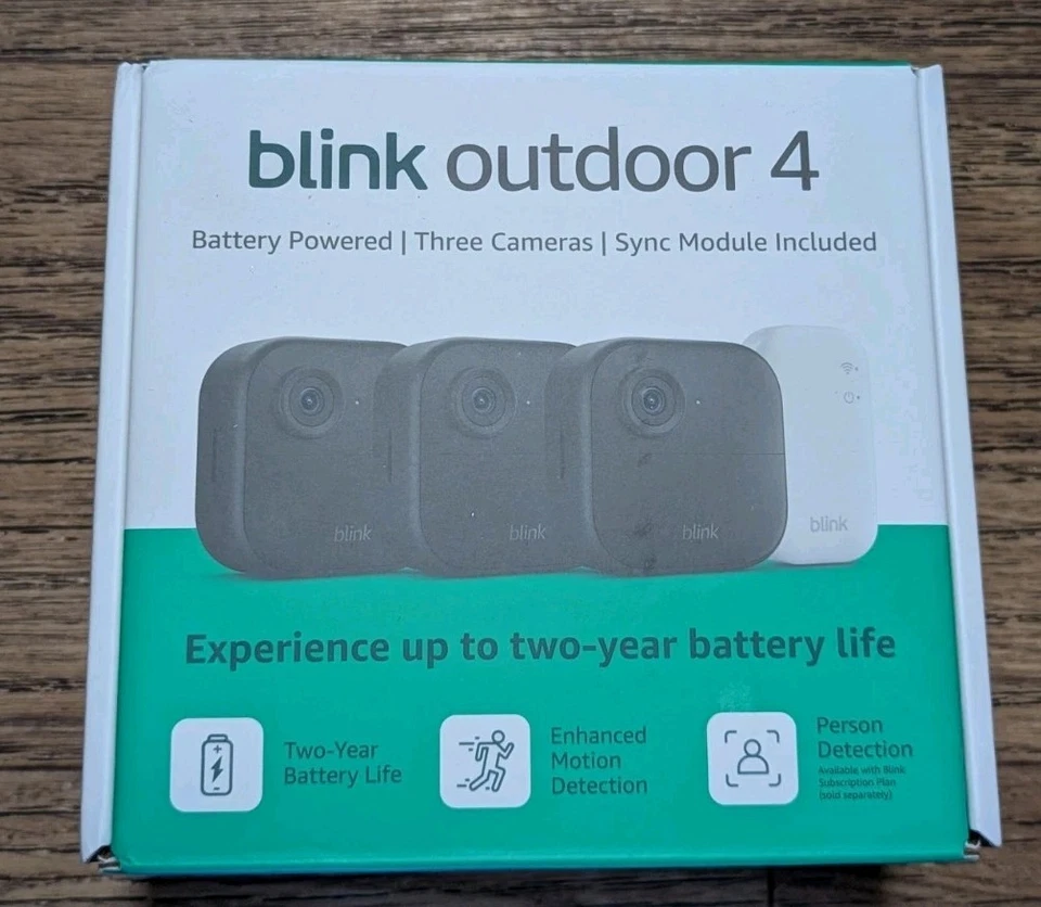 Blink Outdoor 4, (4th Gen 2025) Wireless 3 Camera Security System + Sync Module - Image 4 of 4