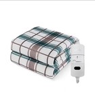 Couverture chauffante électrique avec thermostat automatique, matelas de lit