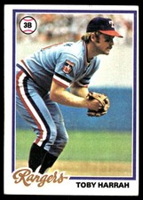 Toby Harrah 1978 Topps #44 Texas Rangers MLB READ FREE SHIPPING AutographDen