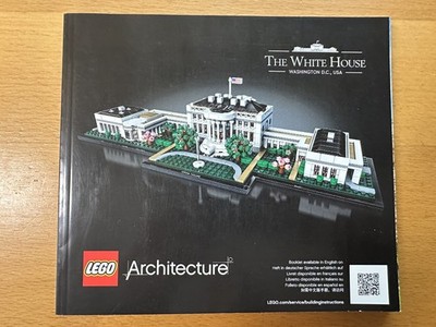Lego Architecture 21054 The White House Bauanleitung top Zustand