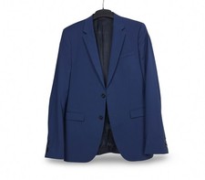 Hugo Boss Extra Slim Fit 38 L Blue Jacket Marlane Biella