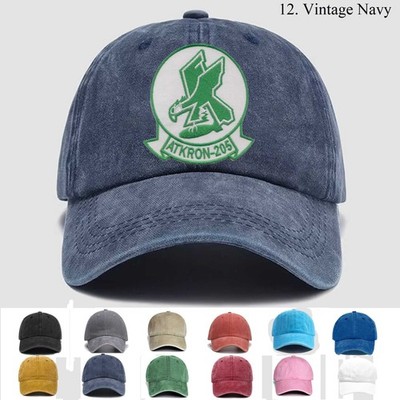 Custom Embroidered Hat Attack Squadron 205 Va-205 Us Naval, Trucker Hat, Gift