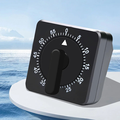 60 Minutes Kitchen Timer Count Square Cooking Up Alarm Temporizador Clock Mechan - Picture 11 of 11