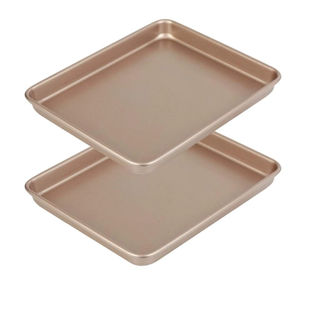 11 Inch Baking Sheets Pan Nonstick Set of 2, Walooza Cookie Sheet Replacement...