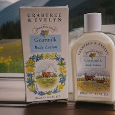 Crabtree Evelyn Disc. Orig. Goatmilk Body Lotion 8.5 fl oz W/Box