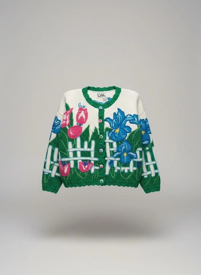 Cárdigan Floral Lilly Pulitzer Vintage Mujer Talla Pequeña Precioso Usado en Excelente Condición Foto 2 de 4