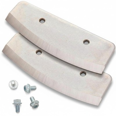 2 Pcs 8 Inch Hand Ice Auger Flat Blades Replacement Compatible with Eskimo He...