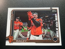 2026 Topps Celebration PATRICK BAILEY Walk This Way SSP Case Hit #7 SF Giants