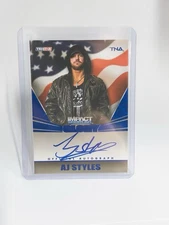 2013 TNA Impact Glory On Card Auto AJ Styles #10/10