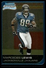 Marcedes Lewis Rookie RC 2006 Bowman Chrome #252 Jacksonville Jaguars