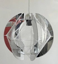 Paul Secon Style Acrylic Space Age Ceiling Pendant