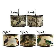 Drum Print Lamp Shade Printed Drum Lampshade Handmade Light Cover E27 Decorative