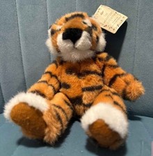 VINTAGE 1990s Tickles The Bengal Tiger Russ Berrie 16" With Tags