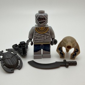 LEGO Pharaoh's Quest MUMMY WARRIOR Minifigure Sword & Scarab Shield 7325/853176