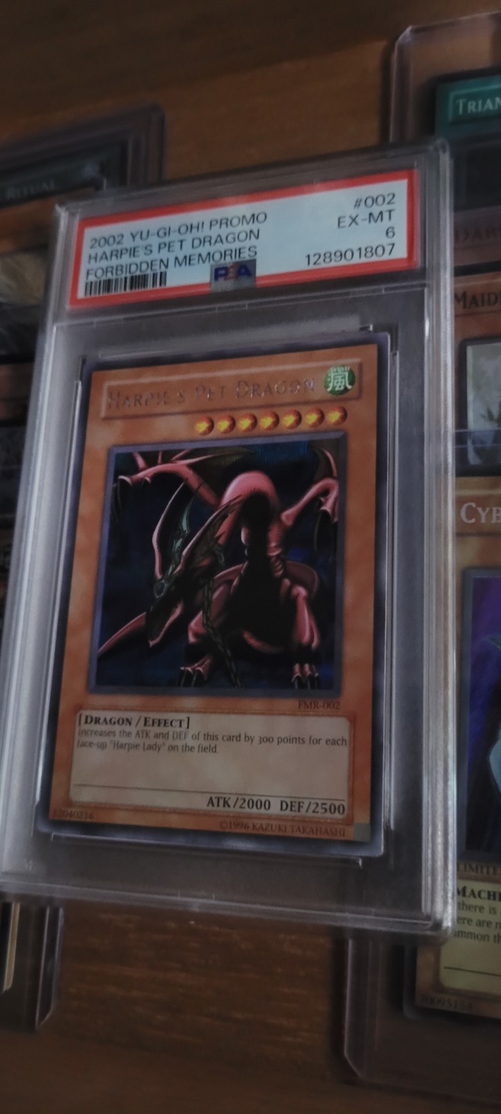 *RARE* Yu-Gi-Oh! PSA 6 Harpie's Pet Dragon Forbidden Memories FMR-002  *RARE* view 6