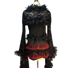 Goth Dress Gothic Women's Emo Clothing Grunge Punk Rock Clothes Vkei Kawaii Y2K