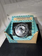 Vintage NOS Airguide Panel-Master Marine Tachometer 954 8000RPM Magneto Ignition