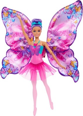 Barbie Tanz & Flatter Puppe 2in1 Tänzerin Schmetterling NEU !Restbestand!