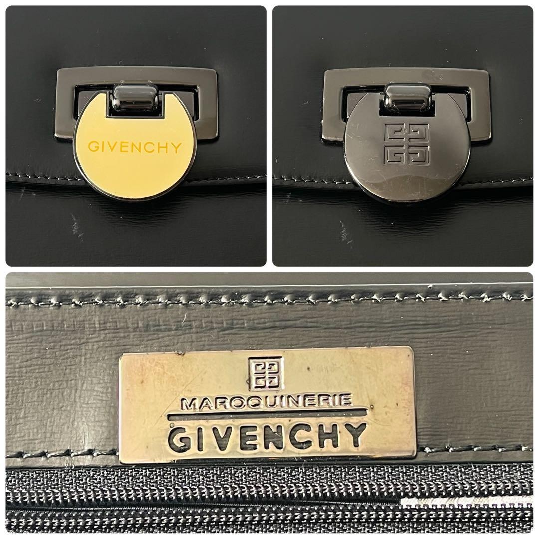 Givenchy 2-way Borodia handbag in black leather for formal wear thumbnail 16