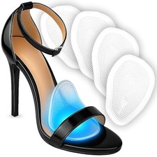 Metatarsal Pads for Women Men Pads Ball of Foot Cushions, High Heel 4 Clear