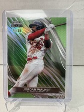 2024 Topps Chrome Black Baseball Jordan Walker Green /99
