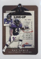 2001 Fleer Game Time Eleven-Up Ray Lewis #14E HOF 13ys