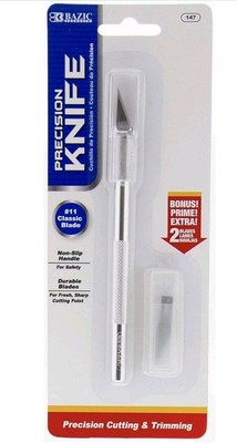 Precision Knife Blade Cutter Non-slip Handle Arts Craft Cutting Tool Wood Paper