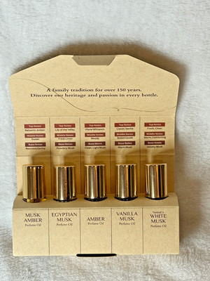 Perfume Oil BESTSELLERS Discovery Set Kit - NEMAT - 5 x 2.5mL - Unisex - NIB!