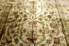 9X12 EXQUISITE ANTIQUE HAND KNOTTED 300+KPSI VEGETABLE DYE TABRIZZ TURKISH RUG