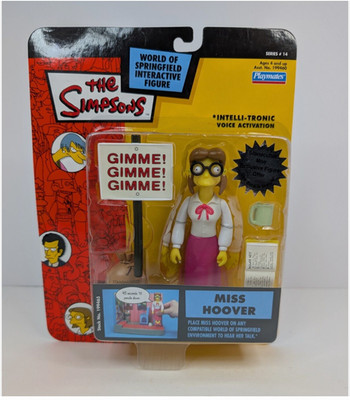The Simpsons Miss Hoover World of Springfield Action Figure Playmates WOS