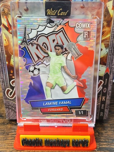 2024 Wild Card Black Label Comix Lamine Yamal Kopa 1/1 Rookie SSP