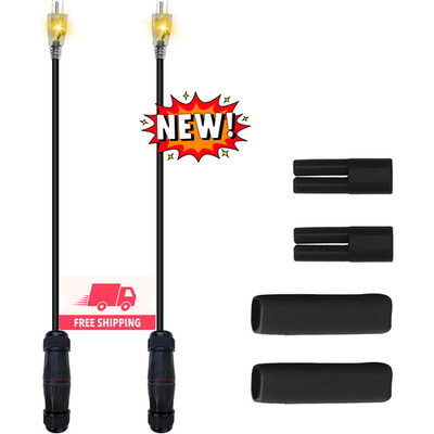 Kit de 2 accesorios para cinta calefactora de tuberías, instalación de cable cal