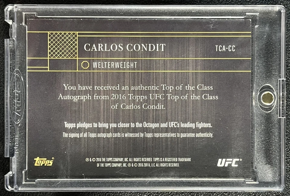 CARLOS CONDIT 2012 TOPPS FINEST #A-CC AUTOGRAPH AUTO - Image 2 of 2