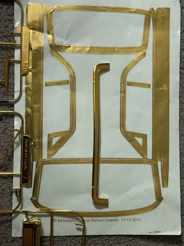 Redcat Racing RER14428 Sixtyfour Gold Kit for Car Body - Gold - Image 4 of 4