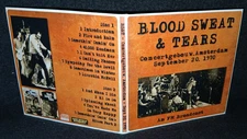 Blood Sweat & Tears Amsterdam 1970 Gate Fold 2CD Package NEW