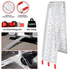 Auffahrrampe Klappbar Rampe Quad Alu Auffahrschiene Verladerampe max. 340kg