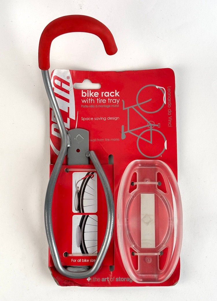 Delta Wall-Mount Bike Rack Leonardo da Vinci Model w/Tire Tr