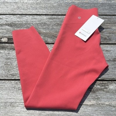 Lululemon Glow Up Super-High-Rise Tight 25'' Desert Red size 6 NWT