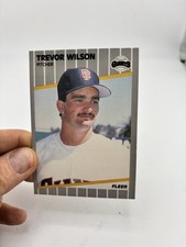 1989 Fleer #347 Trevor Wilson Rookie Card San Francisco Giants MLB Baseball. rookie card picture