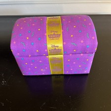 disney princess jewelry box vintage 90s new and rare purple confetti w/ribbon